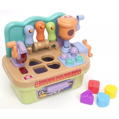 PLAYSET ROO CREW MINI TALLER CON HERRAMIENTAS LUCES Y SONIDOS - 1