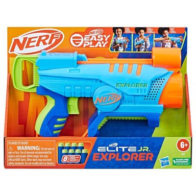 LANZADOR NERF ELITE JUNIOR EXPLORER +8 DARDOS - 1