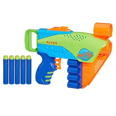 LANZADOR NERF ELITE JUNIOR FLYER +5 DARDOS - 2