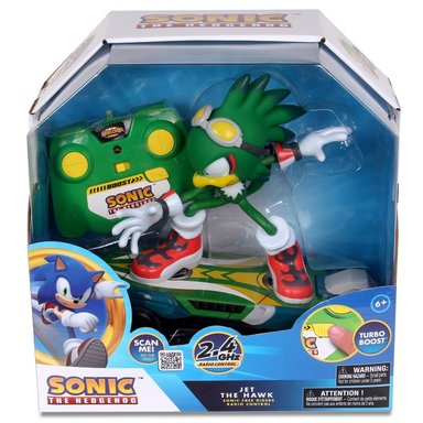 VEHÍCULO SONIC THE HEDGEHOG JET EN SKATE A CONTROL REMOTO CON TURBO - 2
