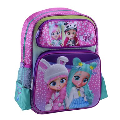 SET MOCHILA SCOOL ROSADO MAGIC CRY BABIES BFF OFICIO - 2