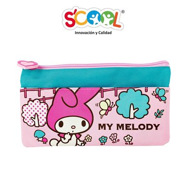 MOCHILAS SCOOL SET MOCHILA ESCOLAR RANGER SANRIO MY MELODY OFICIO ROSADO - 3