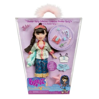 MUÑECA BRATZ SLUMBER PARTY JADE CON ACCESORIOS - 1