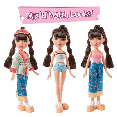 MUÑECA BRATZ SLUMBER PARTY JADE CON ACCESORIOS - 3