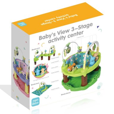 BABY JUMPER CENTRO DE ACTIVIDADES SALTARIN PARA BEBES 3 EN 1 ROSADO - 6
