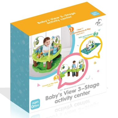 BABY JUMPER CENTRO DE ACTIVIDADES SALTARIN PARA BEBES 3 EN 1 ROSADO - 7