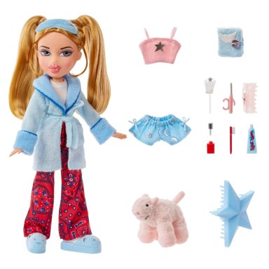 MUÑECA BRATZ SLUMBER PARTY CLOE CON ACCESORIOS - 2