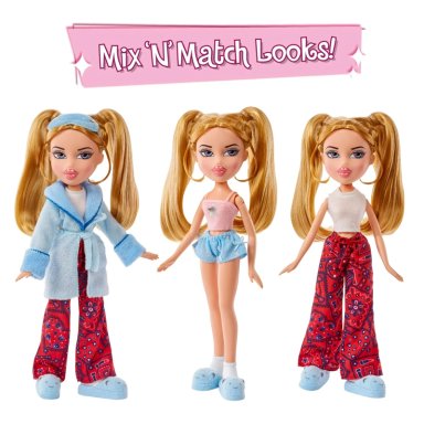 MUÑECA BRATZ SLUMBER PARTY CLOE CON ACCESORIOS - 3