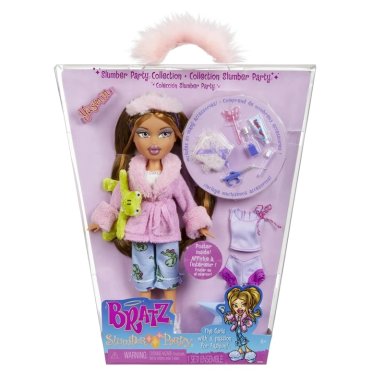 MUÑECA BRATZ SLUMBER PARTY YASMIN CON ACCESORIOS - 1