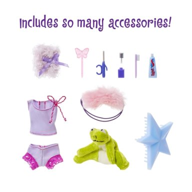 MUÑECA BRATZ SLUMBER PARTY YASMIN CON ACCESORIOS - 4