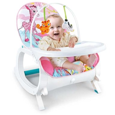 SILLA MECEDORA ROSADA CRECE CONMIGO 20 KG