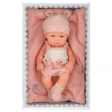 MUÑECA REAL BABY SO LOVELY BEBE RECIEN NACIDA 30 CM CON ALMOHADA