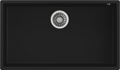 LAVADERO TEKA TEGRANIT+ SQUARE 72.40 TG BLACK C/R. 1 POZA PARA EMPOTRAR 72X40 CM