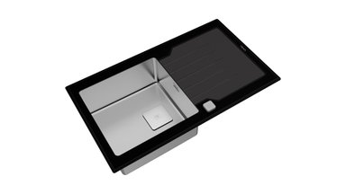 LAVADERO TEKA DIAMOND RS15 1C 1E 86X51 CM - 2