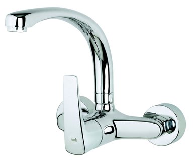 GRIFERÍA TEKA MB2 024 MURAL ALTO CROMADO MONOMANDO DE COCINA