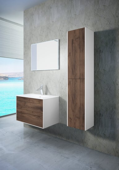MUEBLE TEKA SENSE 2 CAJONES 80X54X45 CM WILD WOOD MELAMINA MARRÓN - 3