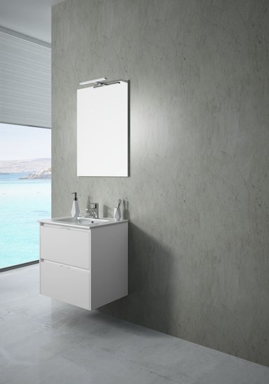 COMBO DE MUEBLES BAÑO TEKA INCA 60X45X46 CM GLOSSY MELAMINA BLANCO