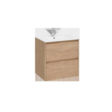 COMBO DE MUEBLES BAÑO TEKA INCA 60 ROBLE DENVER MELAMINA 60X45X46CM - 2
