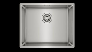 LAVADERO TEKA EMPOTRAR BE LINEA RS15 50.4 54 X 44 CM ACERO - 1