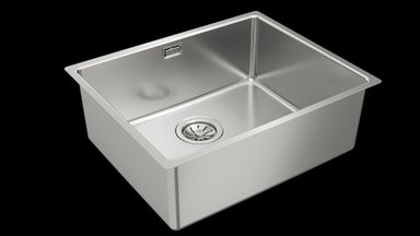 LAVADERO TEKA EMPOTRAR BE LINEA RS15 50.4 54 X 44 CM ACERO - 3