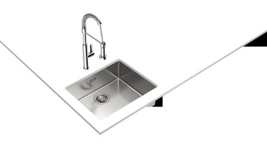 LAVADERO TEKA EMPOTRAR BE LINEA RS15 50.4 54 X 44 CM ACERO - 4