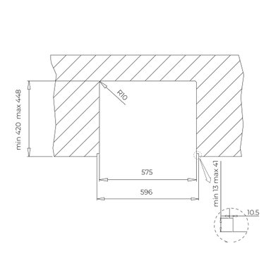 LAVADERO TEKA AMERICAN PRO 60 M-XP 1B 60 X 46.8 CM ACERO INOX - 6