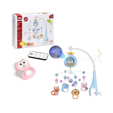 MÓVIL MUSICAL PARA CUNA CON PROYECCIÓN DE LUCES