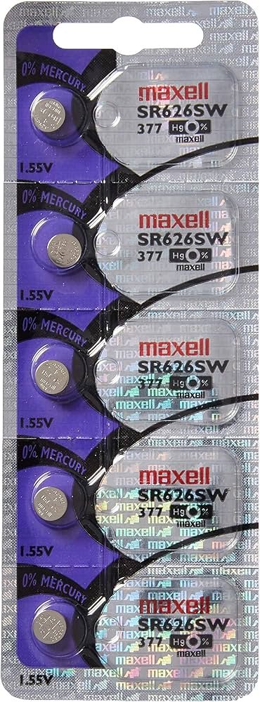 PILA DE RELOJ BLISTER X 5 SR626SW MAXELL