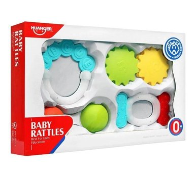 JUGUETE DE SONAJERO DE 4 PIEZAS DIVERTIDO PARA TU BEBÉ