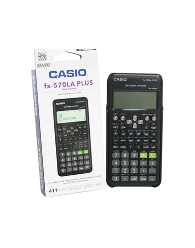 CALCULADORA CASIO FX-570LA PLUS CIENTIFICA 417 FUNCIONES - 1
