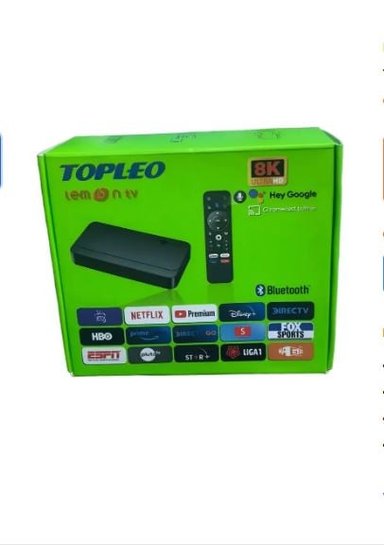 TV BOX 8K UHD TOPLEO COMANDO DE VOZ NEGRO - 1