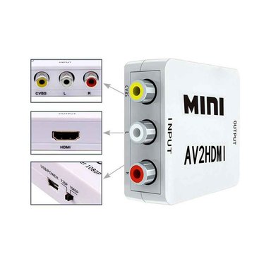 CONVERTIDOR RCA A HDMI VIDEO FULL HD - 2