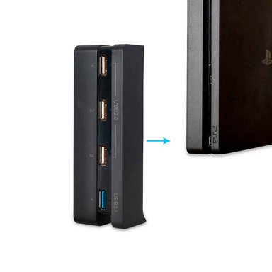 HUB USB MULTIPUERTO PARA PS4 SLIM - 3