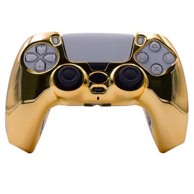 CASE PARA MANDO PS5 DUALSENSE PROTECTOR RÍGIDO ORO DORADO - 1