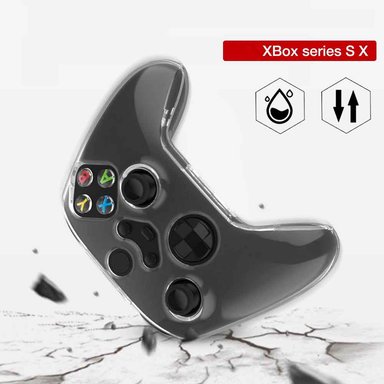 CASE PARA MANDO XBOX SERIES X/S RÍGIDO TRANSPARENTE ANTICAÍDAS KJH - 3