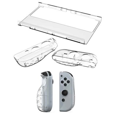 PACK NINTENDO SWITCH OLED CASE OLED + MICA VIDRIO RÍGIDO TRANSPARENTE - 5