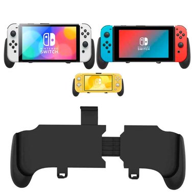 SUJETADOR PARA NINTENDO SWITCH OLED/CLÁSICO/LITE CON SOPORTE DE MESA NEGRO - 1