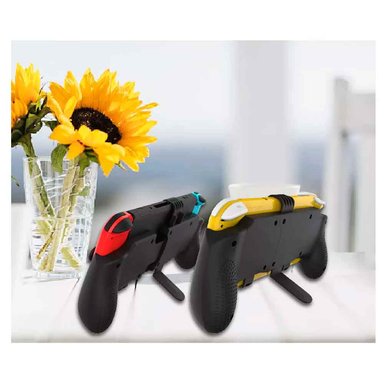 SUJETADOR PARA NINTENDO SWITCH OLED/CLÁSICO/LITE CON SOPORTE DE MESA NEGRO - 3