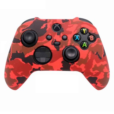 FUNDA PARA MANDO XBOX SERIES X/S ROJO CAMUFLADO - 1