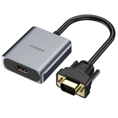 ADAPTADOR PACK VGA MACHO A HDMI HEMBRA + CABLE HDMI 2.1 - 2