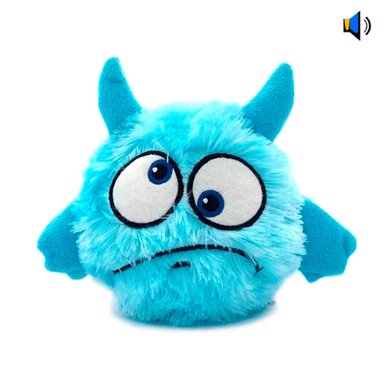 JUGUETE PERRO MONSTER SALTARÍN OTHER CON SONIDO FELPA AZUL