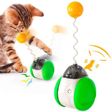 JUGUETE GATO CARRO BALANCÍN CON SONIDO VERDE H21061 OTHER