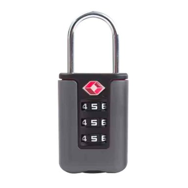 CANDADO PARA VIAJE TSA GRIS/NEGRO