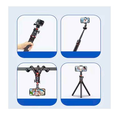 TRÍPODE SELFIE CON DISPARADOR BLUETOOTH OCTOPUS FLEXIBLE - 3