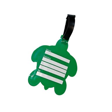 ETIQUETA DE MALETA DISTINTIVO DATOS SILICON 11CM TORTUGA - 3