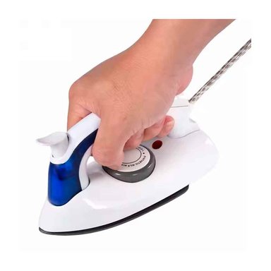 MINI PLANCHA CON VAPORIZADOR PLEGABLE VIAJE BLANCO - 3