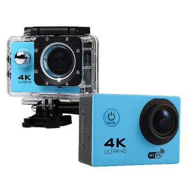 CÁMARA RYAN WIFI 4K UHD 3840 X 2160 VIDEO DEPORTIVA ACUATICO ACCIÓN CELESTE - 1