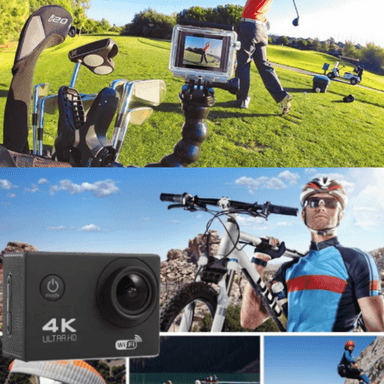 CÁMARA RYAN WIFI 4K UHD 3840 X 2160 VIDEO DEPORTIVA ACUATICO ACCIÓN GRIS - 6