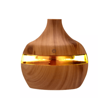 HUMIDIFICADOR J-003 MOSTAZA PURIFICADOR AIRE AROMATERAPIA LUZ LED