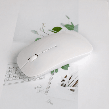 TECLADO INALÁMBRICO SEISA MOUSE PACK MARCA PC LAPTOP BLANCO - 5